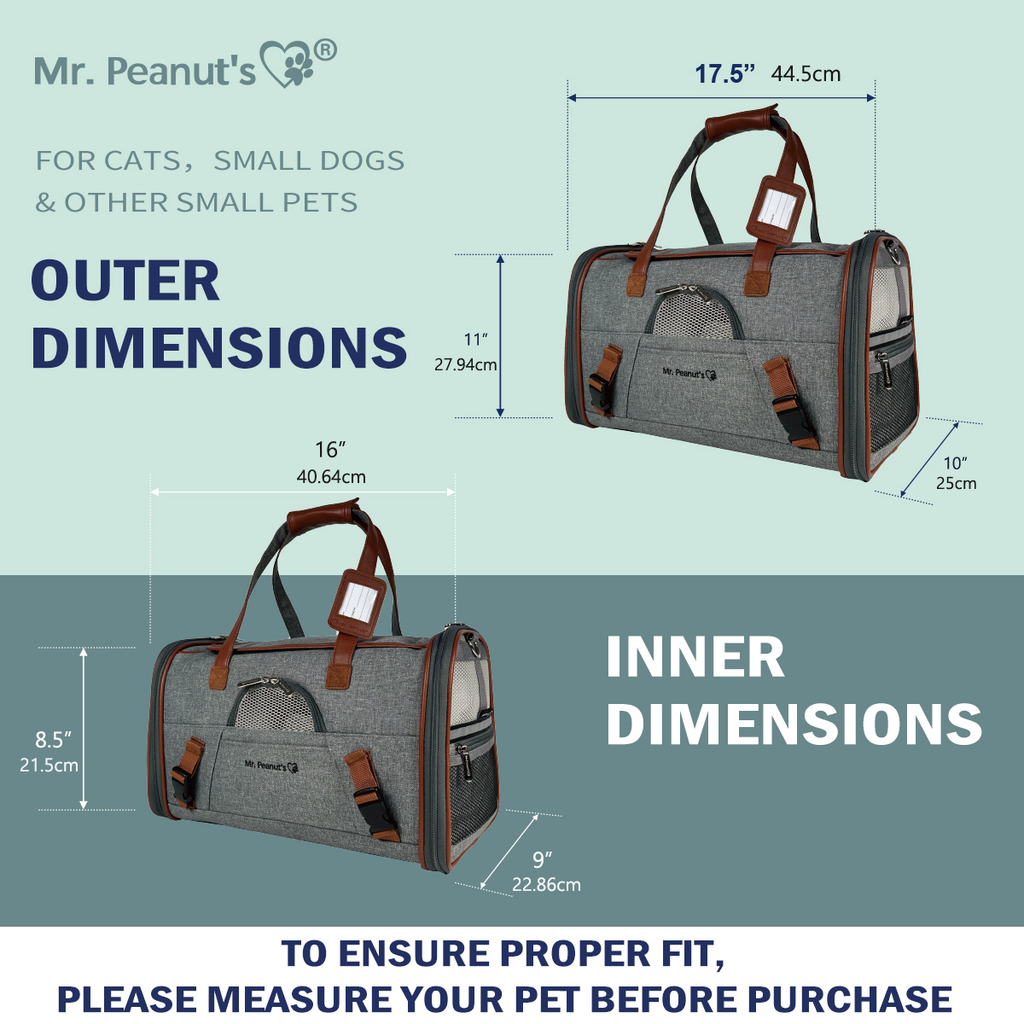 Soft-Sided Airline Pet Carrier for Cats and Small Dogs with Mesh Ventilation and Expandable Port product image 2