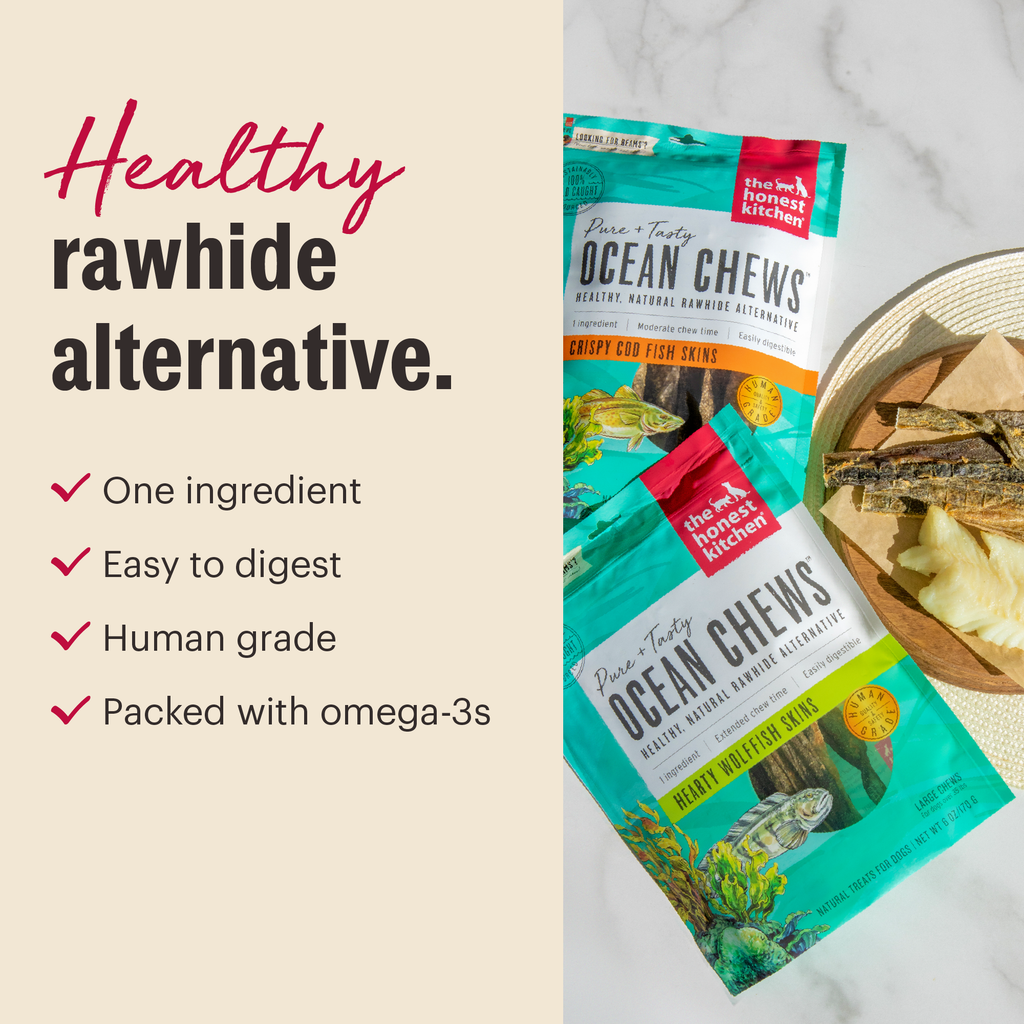 Ocean Chews Natural Rawhide Alternative Dog Treat from The Honest Kitchen