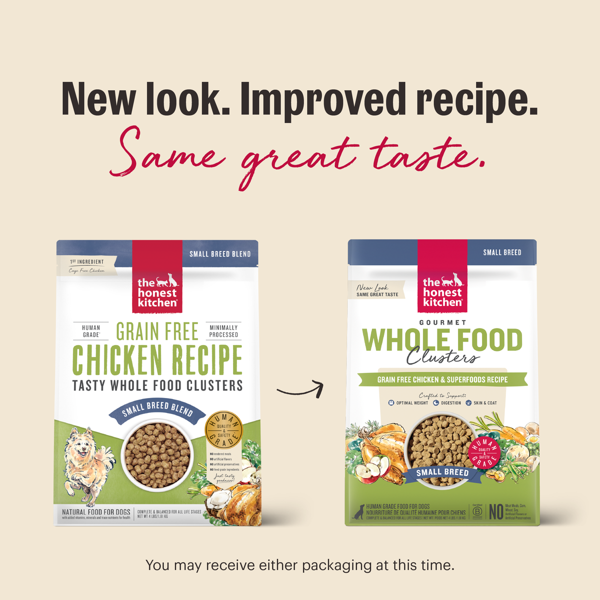 Grain-Free Small Breed Dog Food with Human-Grade Chicken Clusters for Balanced Meals and Training Rewards product image 2
