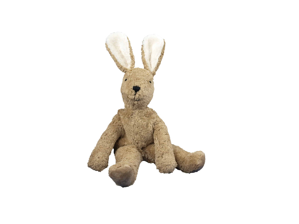 Organic Bunny Stuffed Animal in Beige Cotton Plush, Handmade in Germany in Small and Large Sizes source image 2