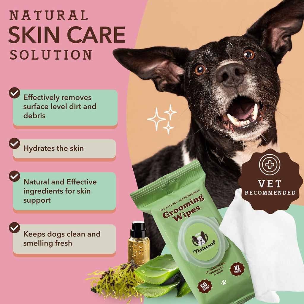Extra Large Dog Grooming Wipes for Paws, Fur and Skin, Convenient Cleanup Between Regular Baths source image 2