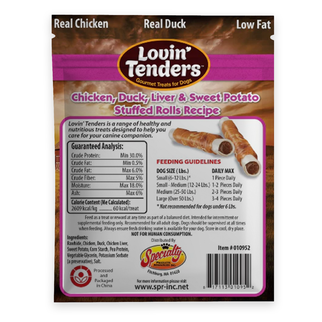 Chicken-Wrapped Stuffed Rawhide Dog Rolls product image 2