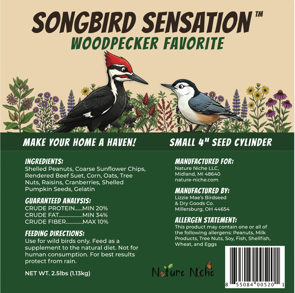 Woodpecker Wild Bird Seed Cylinder product image 2