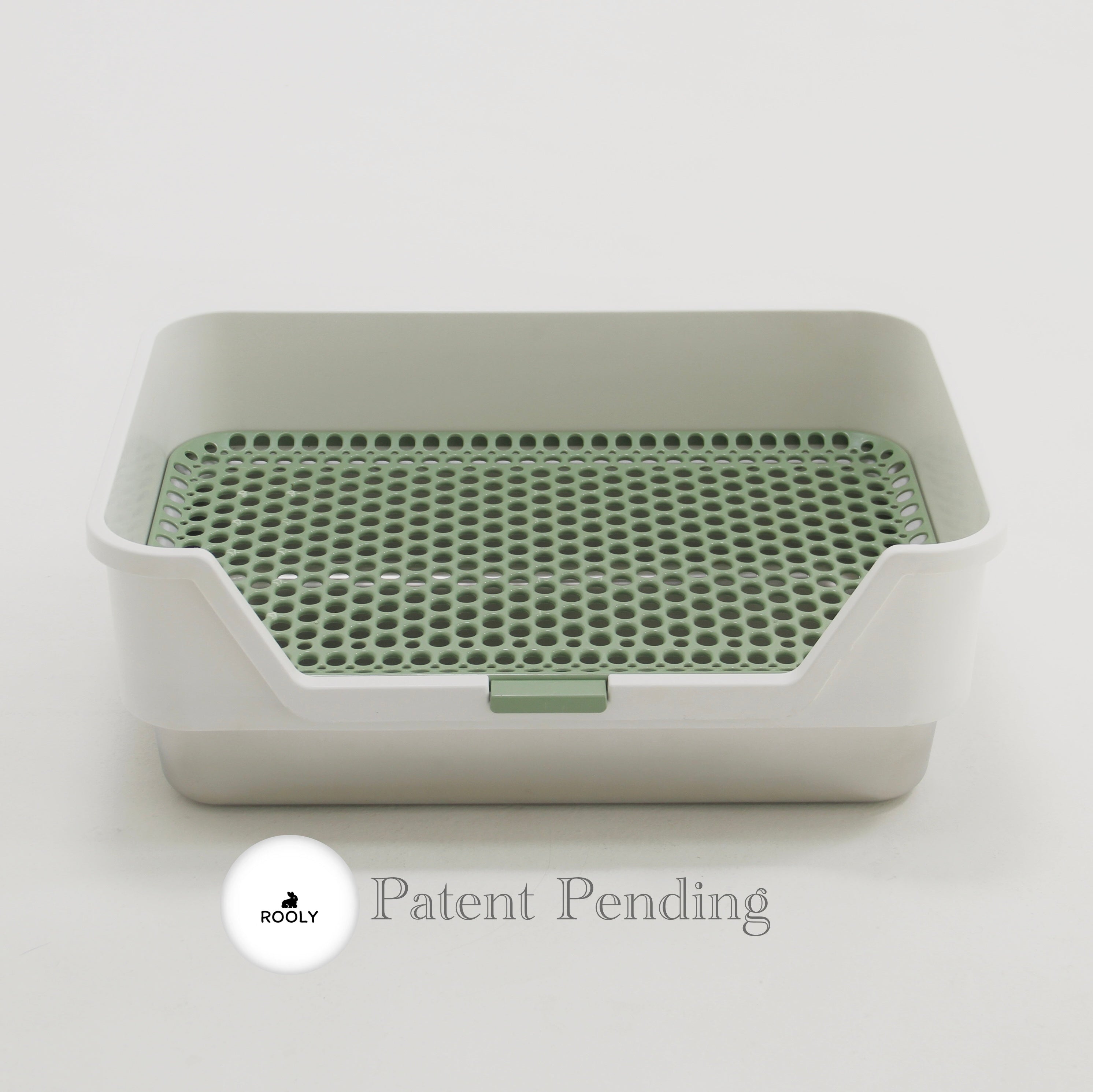 Stainless Steel Rabbit Litter Box Matcha
