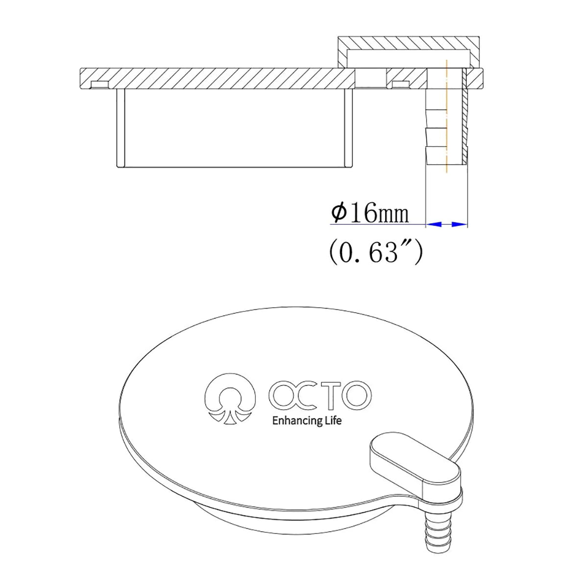 CO2 Scrubber Skimmer Lid product image 2