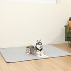 Cooling Waterproof Dog Blanket in Arctic Grey for Indoor Comfort and Furniture Protection, Two Sizes source image 3