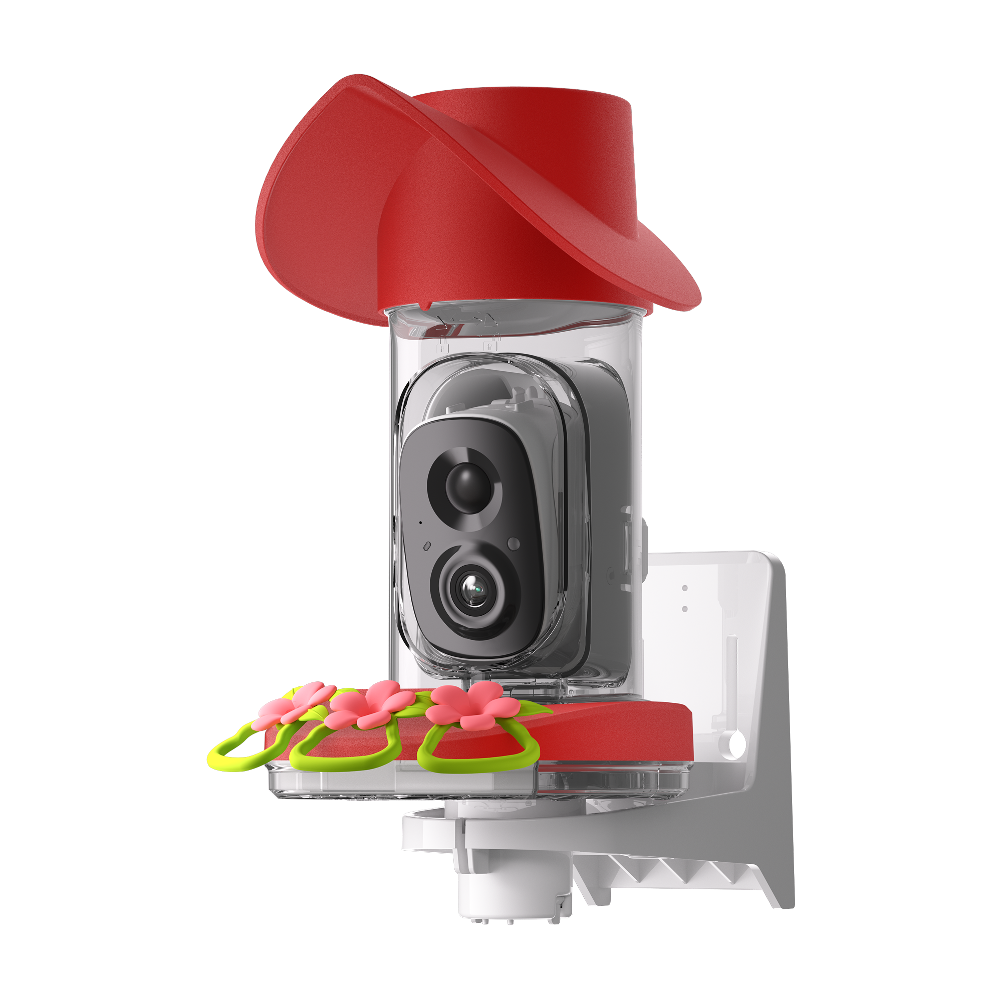 Smart Solar Hummingbird Feeder Camera, 2K Video Monitoring, Leak-Resistant Seal and Instant Visit Alerts source image 3