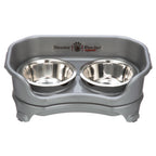 Elevated Mess-Proof Pet Feeding Station, Spill-Containment Design and Dishwasher-Safe Stainless Steel Bowls source image 3
