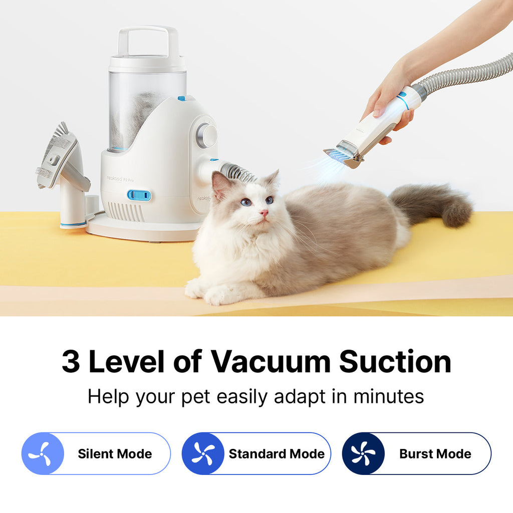 Pet Grooming Vacuum Kit, 5-in-1 System Offering 10,500 Pa Suction, 2 L Dust Cup and Quiet Operation source image 3