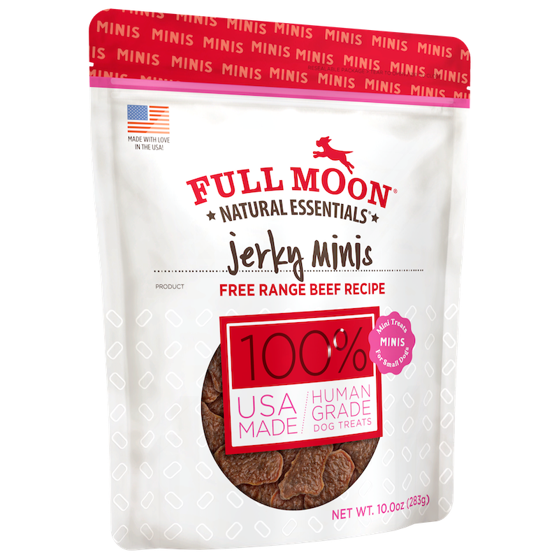 Soft Beef Jerky Mini Dog Treats for Small Bites and Training Rewards, Grain-Free 10-Ounce Bag source image 3