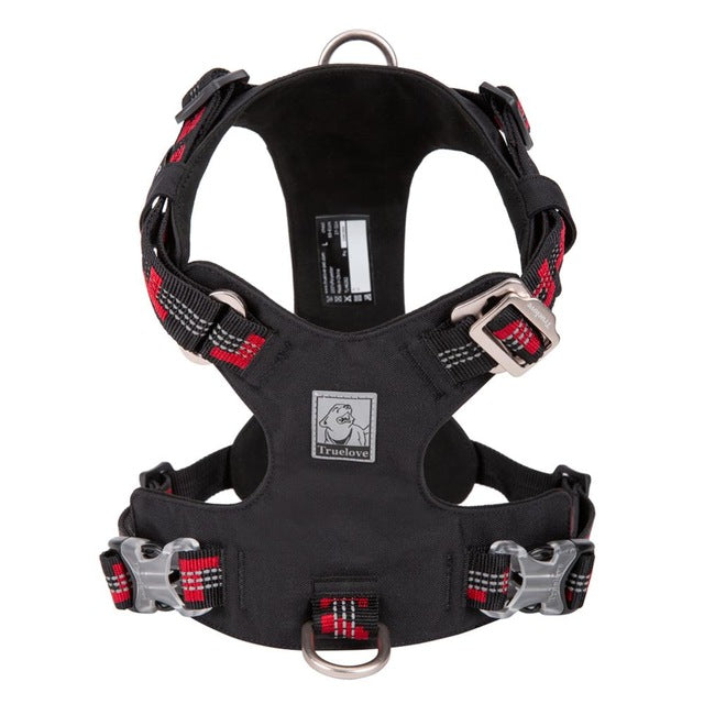 Lightweight No Pull Dog Harness, Reflective Adjustable Walking Vest in Three Colors and XXS to XL Sizes source image 3