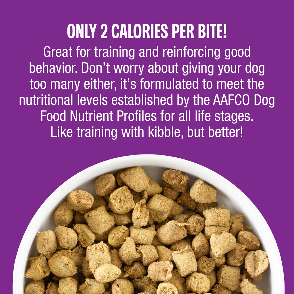 Freeze-Dried Elk Dog Food and Treat Bites in 5 oz and 16 oz Bags, Complete Recipe for All Life Stages source image 3