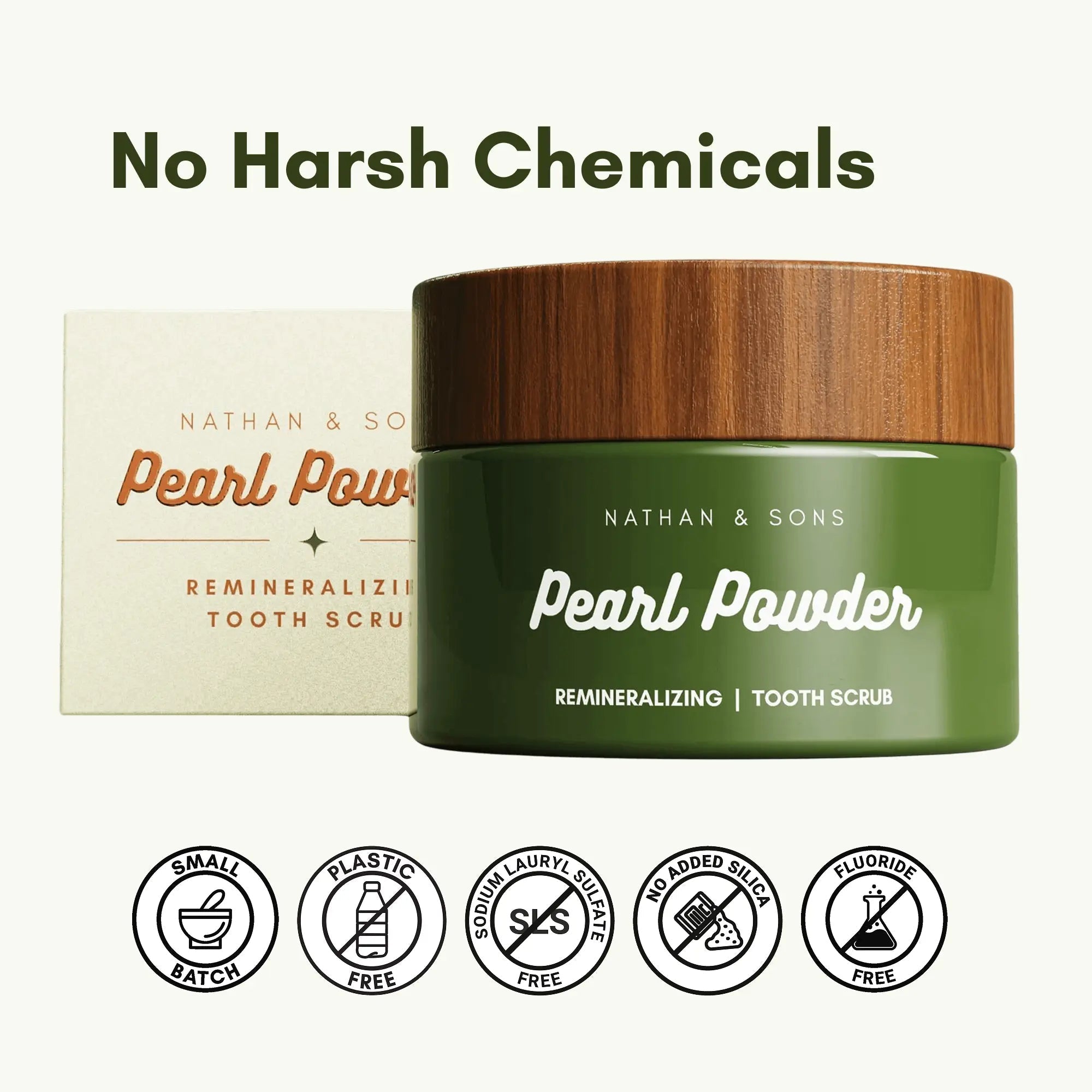 Pearl Powder Tooth Scrub for Daily Oral Care, Mineral-Rich Cleaning Powder for a Smooth, Fresh Finish product image 3