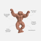 Nylon Dog Chew Toy with a Textured Solid Body, Squeaker-Free Enrichment for Supervised Power Chewing source image 3