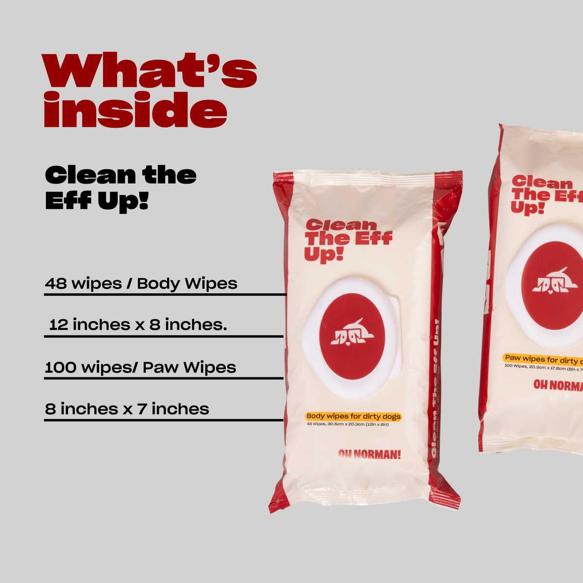 Large Dog Body Wipes for Everyday Cleanup, 48 Count Pack Developed with Veterinary Specialists source image 3