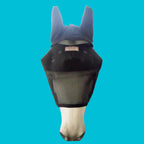 Horse Fly Mask and Ear Protection, 95% UV Eye Shield, Breakaway Clips and Five Sizes from Mini to X-Large source image 3