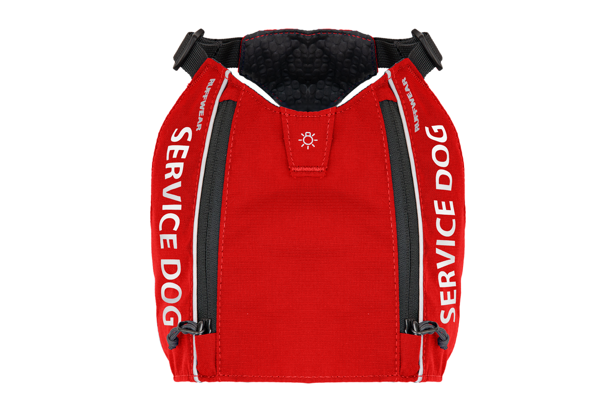 Service Dog Identification Vest, Lightweight Five-Point Fit with Reflective Trim and Zipper Pocket source image 3