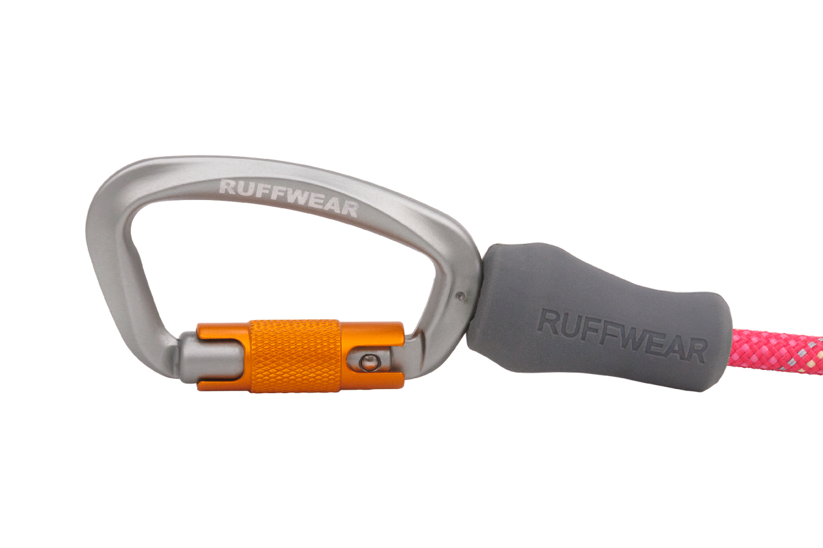 Reflective Rope Dog Leash for Everyday Walks, Auto-Locking Swivel Carabiner in Two Rope Diameters source image 3