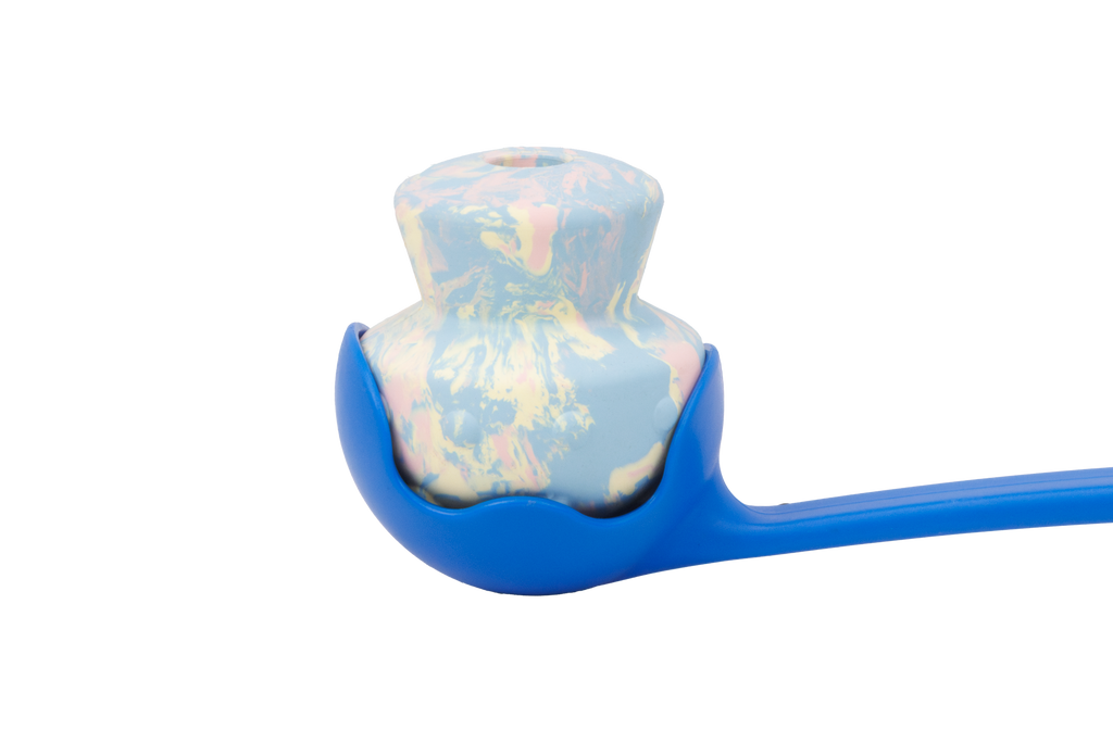 Treat Dispensing Dog Toy, Natural Latex Mushroom Shape for Erratic-Bounce Fetch and Moderate Chewing source image 3