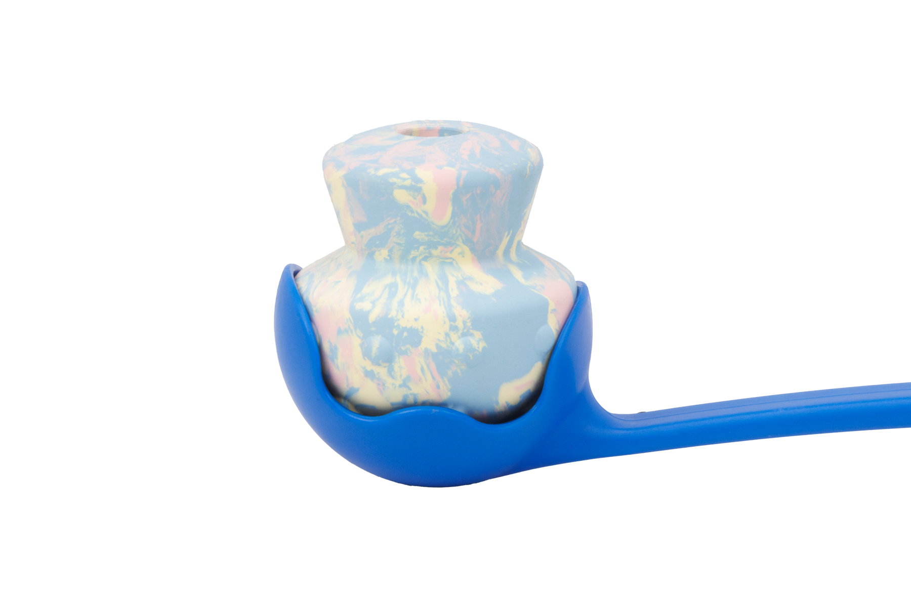 Treat Dispensing Dog Toy, Natural Latex Mushroom Shape for Erratic-Bounce Fetch and Moderate Chewing source image 3