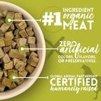 Organic Freeze-Dried Raw Dog Food with Chicken and Turkey, Grain-Free Complete Meal or Topper source image 3