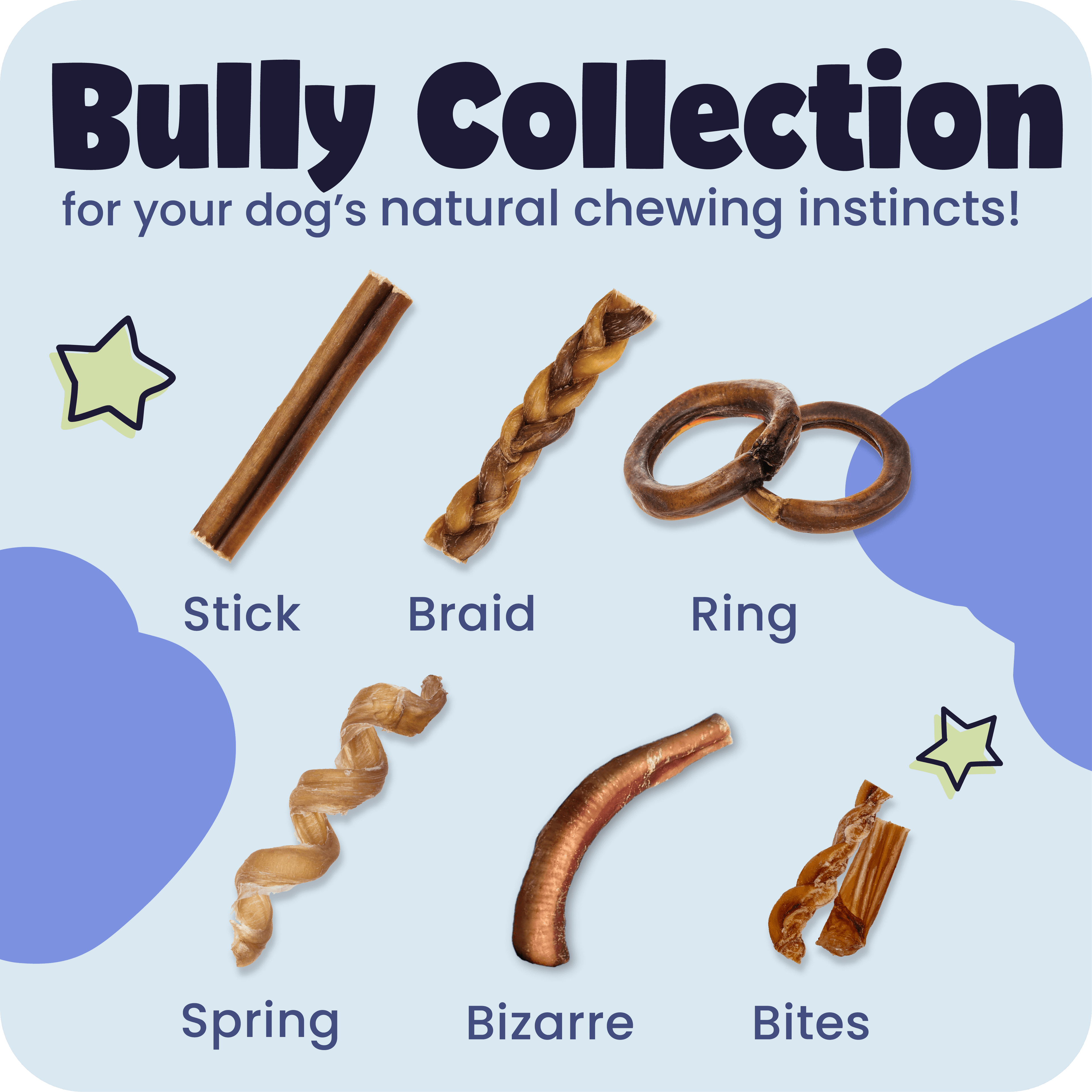 Spiral Bully Sticks for Dogs, Slow-Roasted Beef Pizzle Chews in 3, 10, 25 or 50 Count Packs source image 3