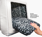Retro Monitor Pet Cave Bed for Cats and Small Dogs, Dual-Texture Cushion and Washable Zipper Cover source image 3