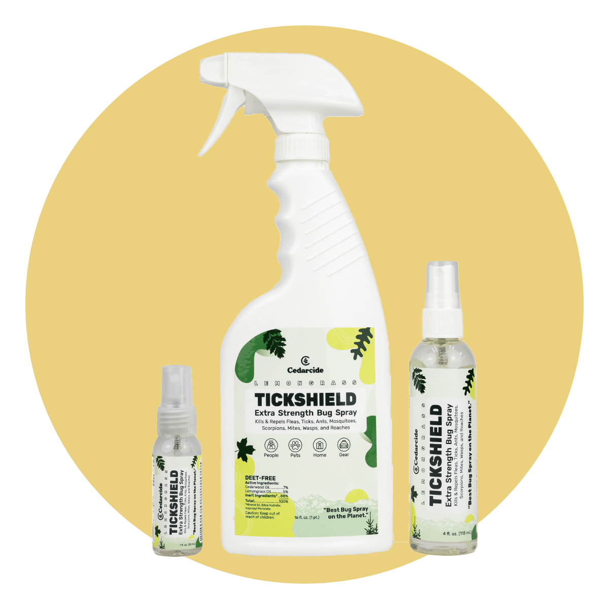 Tick and Flea Protection Kit in Cedarwood or Lemongrass, Three Kit Sizes for Dogs over 20 lb and Gear source image 3