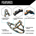 Adjustable Dog Walking Harness in Abrasion-Resistant Webbing for Secure Everyday Outdoor Adventures source image 3