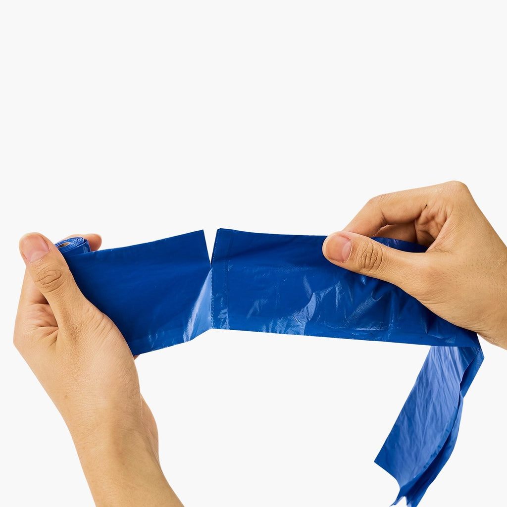 Compostable Dog Poop Bags, Unscented Cornstarch Waste Bags Sized 22 x 33 cm for Standard Dispensers source image 3