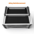 Folding Dog Stairs for SUVs, Beds and Sofas, Lightweight Aluminum Frame Rated to 230 Pounds source image 3