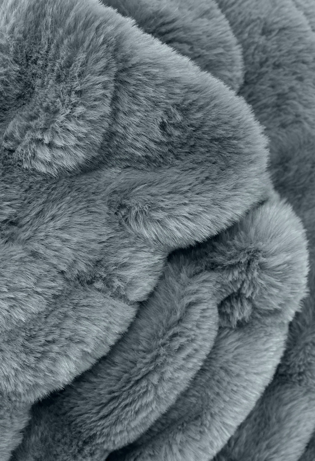 Ruched Faux-Fur Throw Blanket product image 3