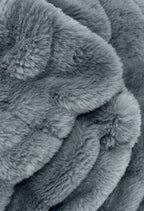 Ruched Faux-Fur Throw Blanket product image 3