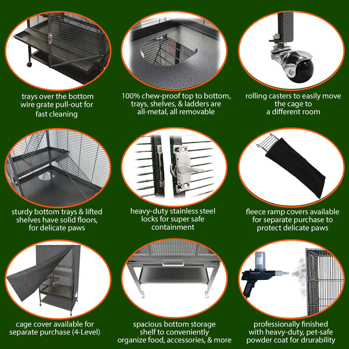 Four-Level Small Animal Metal Cage product image 3