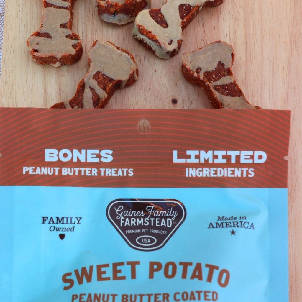 Sweet Potato Peanut Butter Dog Treat Bone product image 3