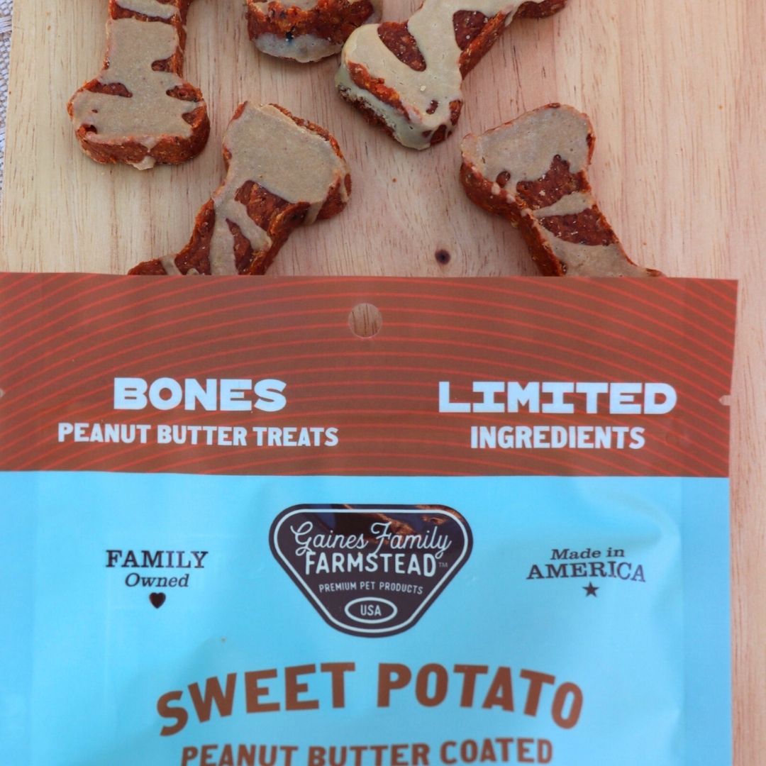 Sweet Potato Peanut Butter Dog Treat Bone product image 3