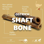 Ostrich Shaft Bone Dog Chew product image 3