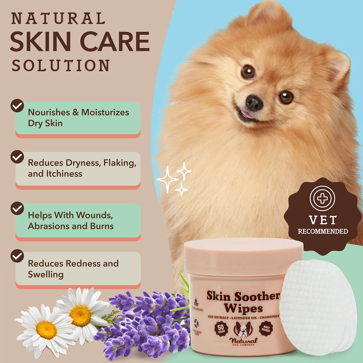 Dog Skin Soothing Wipes product image 3