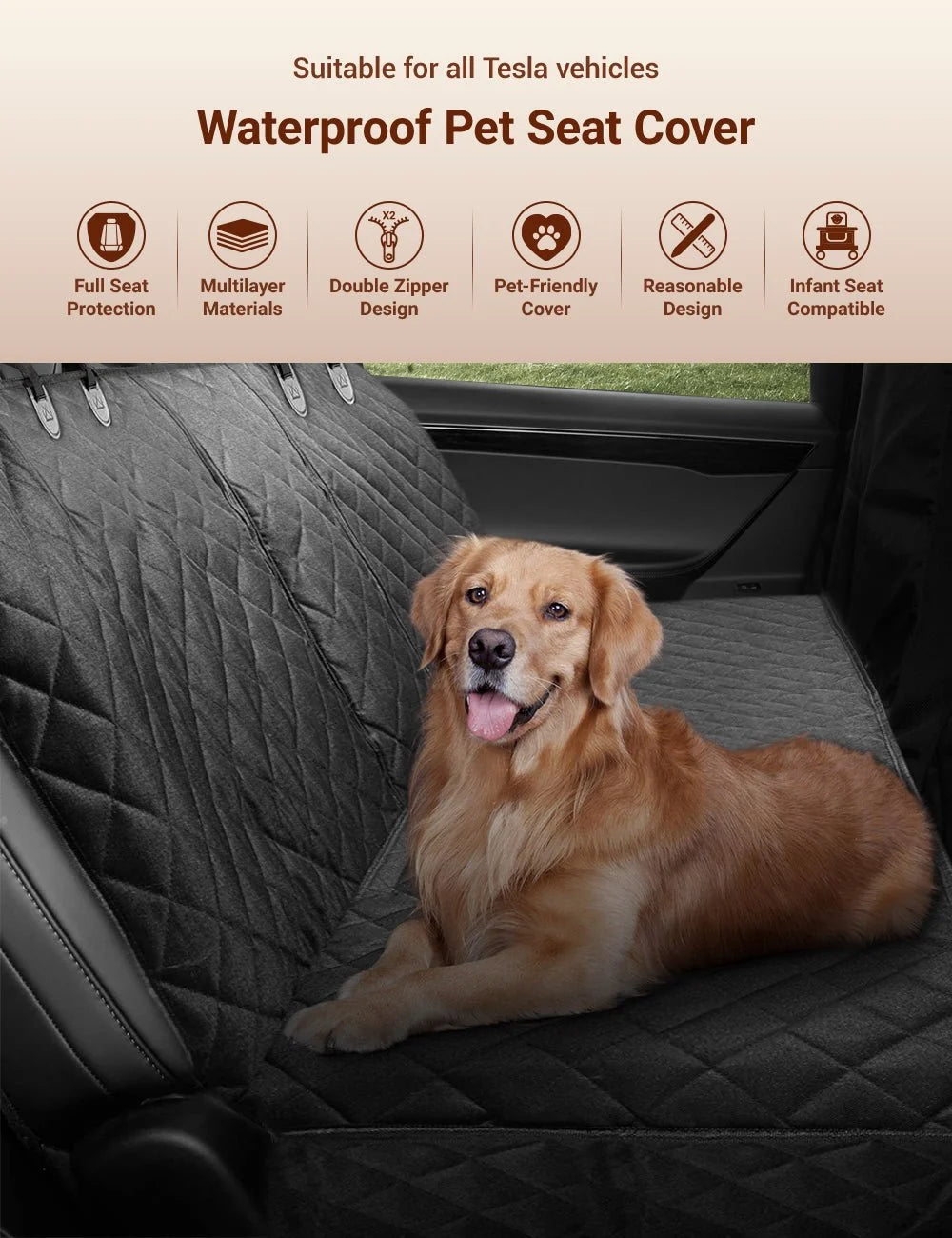 Dog Car Seat Cover product image 3
