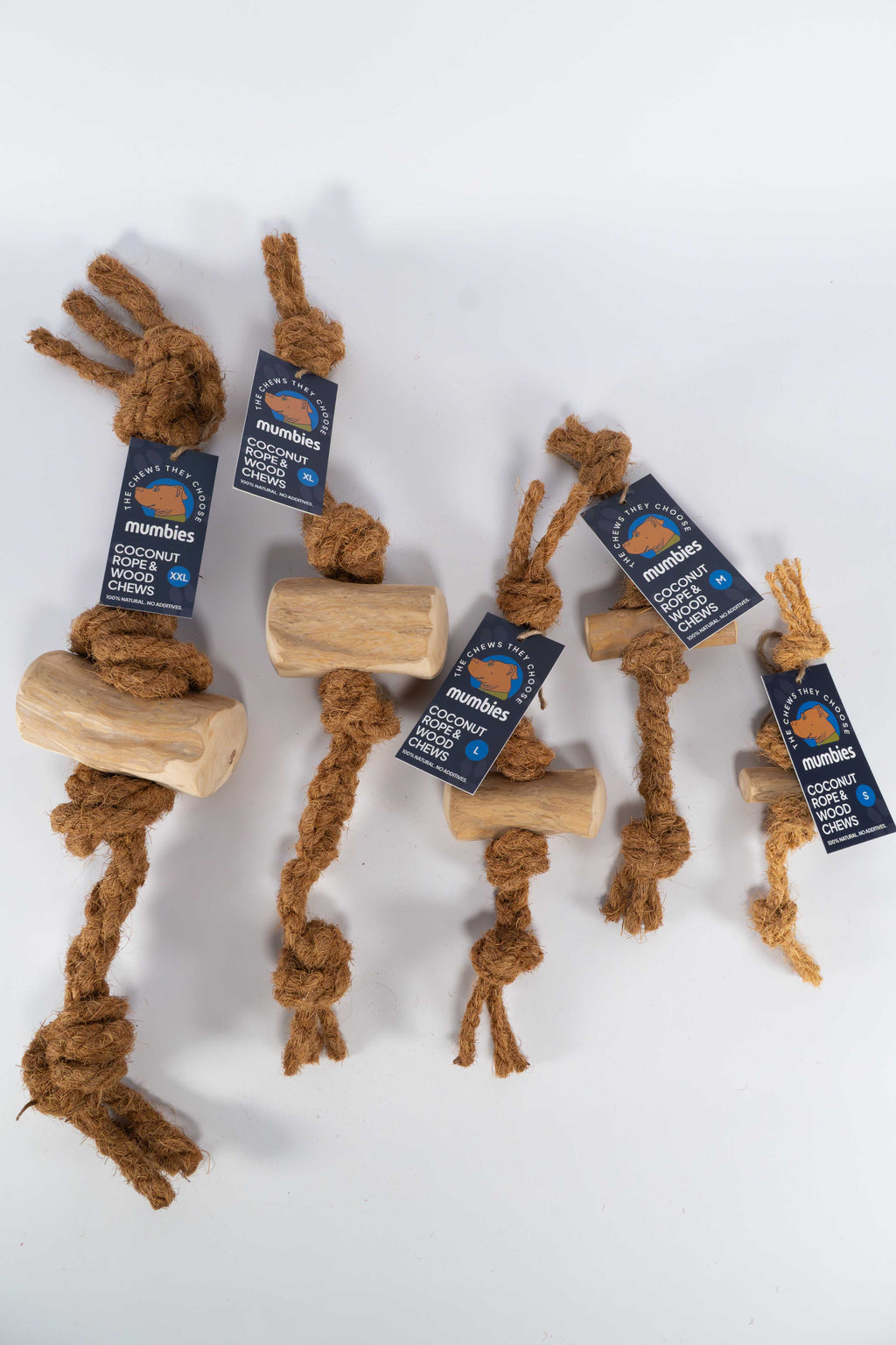 Coconut Rope and Coffee Wood Dog Chew Toy product image 3