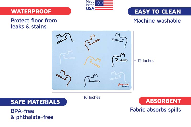 Waterproof Cat Feeding Placemat product image 3
