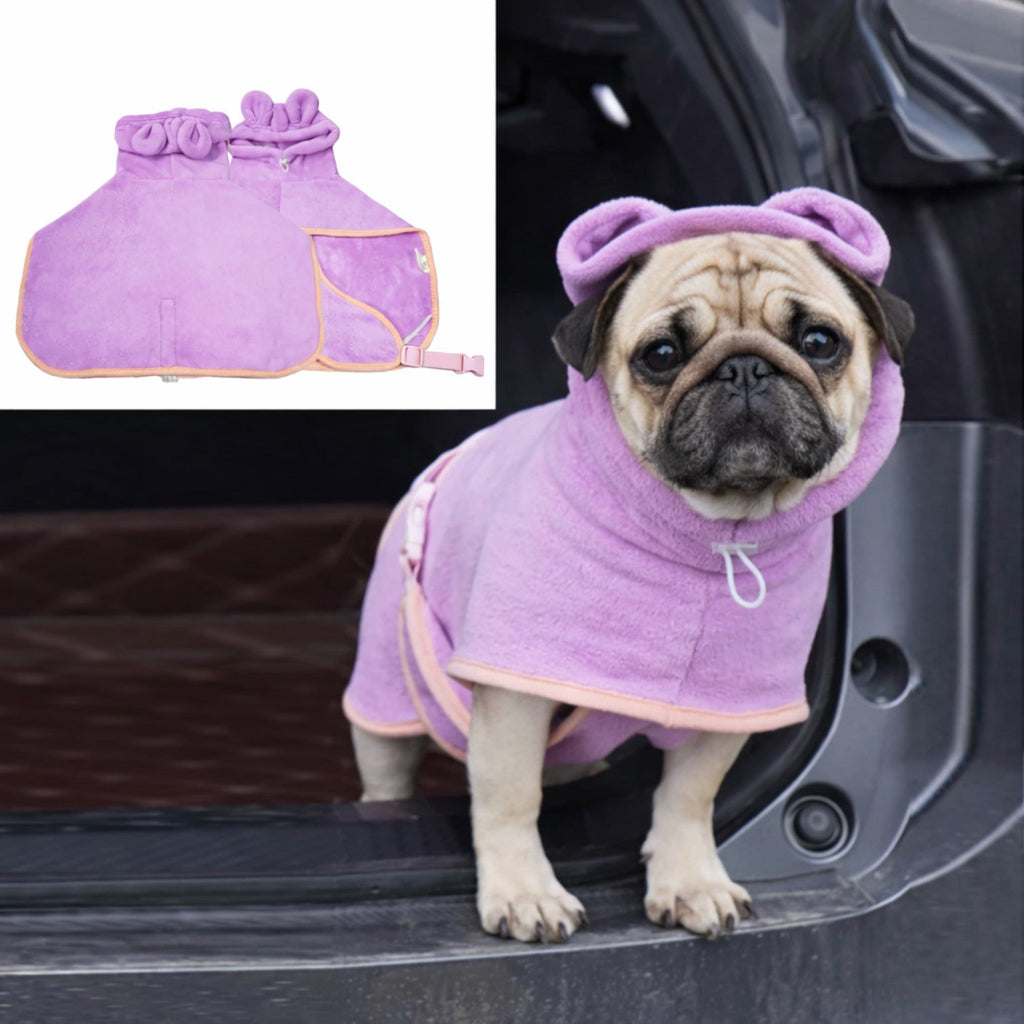 Pug Hooded Bathrobe product image 3