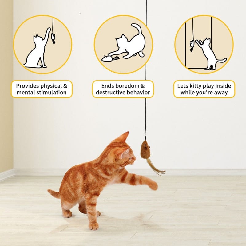 Interactive Squeaking Mouse Cat Toy Set product image 2