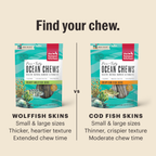 Ocean Chews Natural Rawhide Alternative Dog Treat from The Honest Kitchen