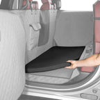 Travel Dog Bed for Cars and Trucks, Two-Inch Support Foam in Waterproof Washable Black or Gray Covers source image 4