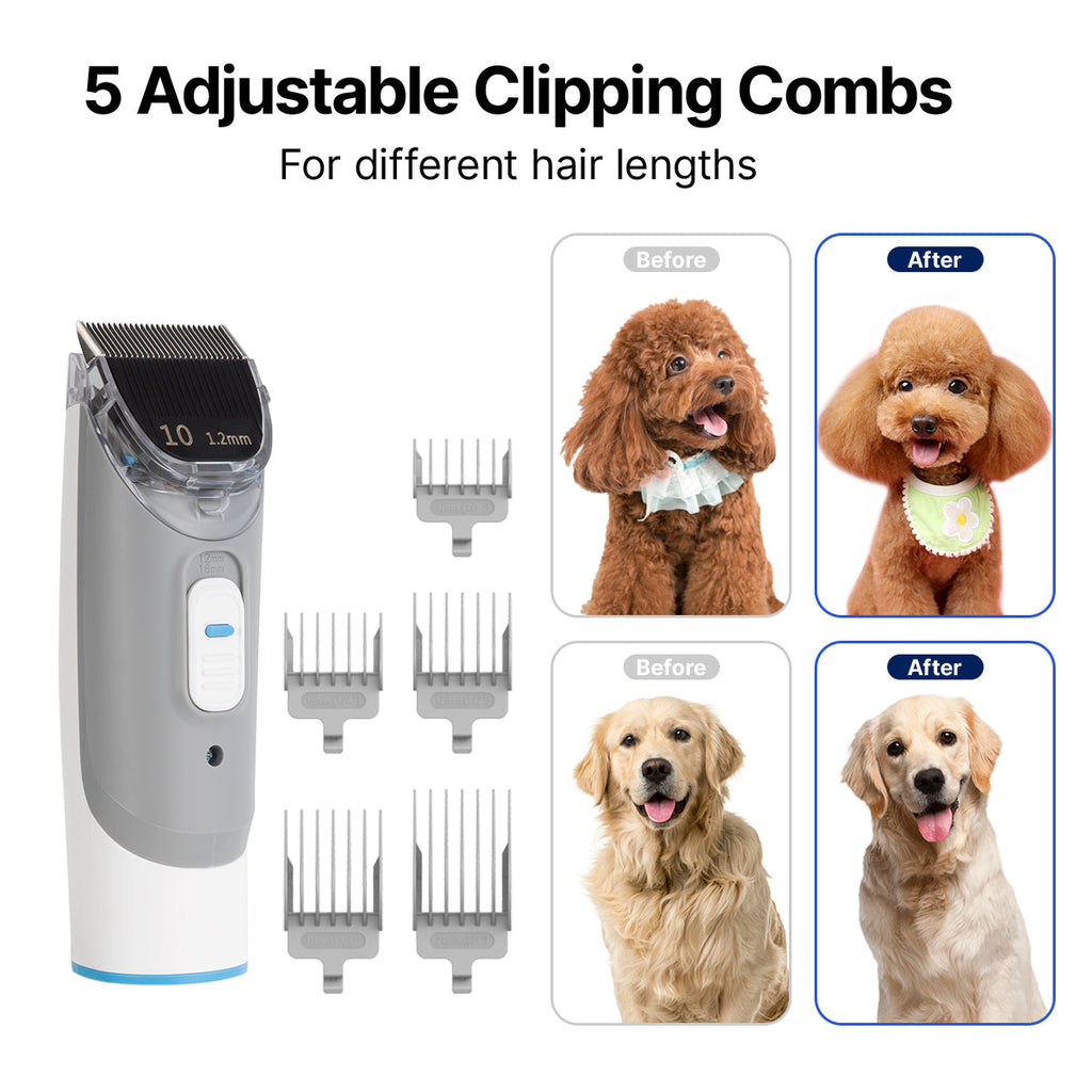 Pet Grooming Vacuum Kit, 5-in-1 System Offering 10,500 Pa Suction, 2 L Dust Cup and Quiet Operation source image 4