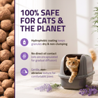 Cat Litter Box Deodorizer, Lavender Slow-Release Granules in a Three Pack for Up to 15 Weeks of Freshness source image 4