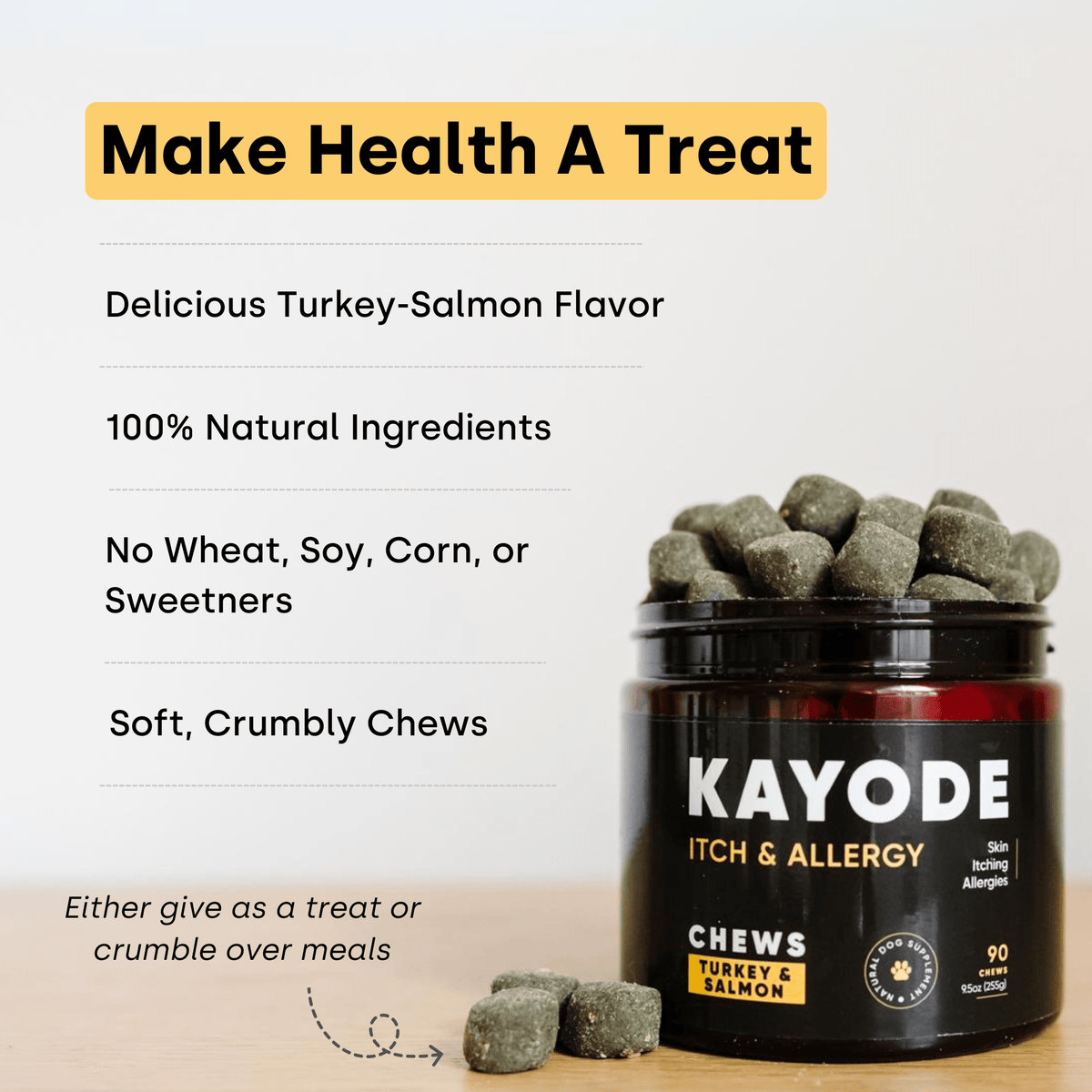 Dog Itch and Allergy Support Chews for Skin and Immune Response, Offered in One- to Six-Pack Quantities source image 4