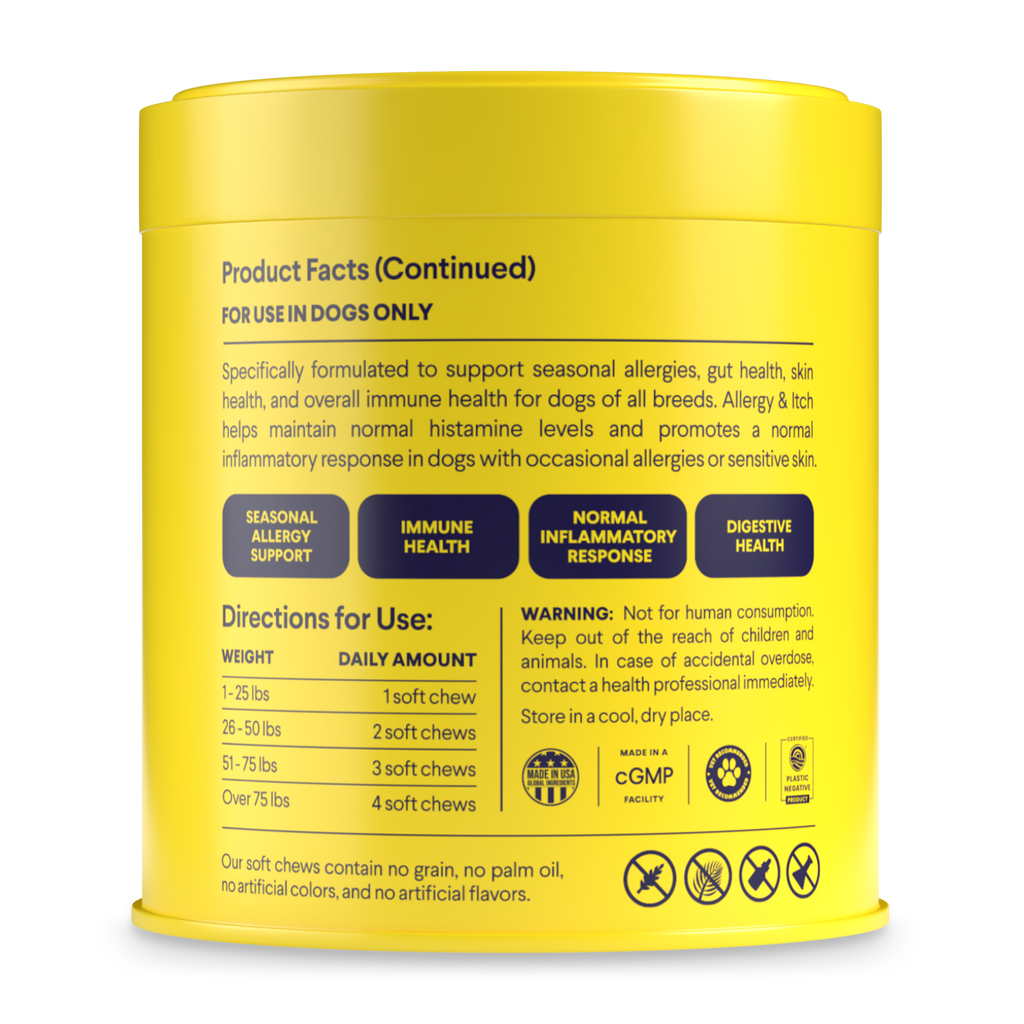 Dog Allergy and Digestive Supplement Bundle, Soft Chews for Seasonal Comfort and Everyday Gut Support source image 4