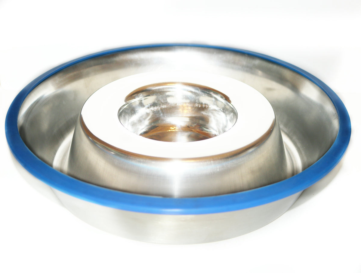 Stainless Steel Slow Feeder Dog Bowl with Non-Slip Silicone Base, Three Capacities for Wet or Dry Food source image 4
